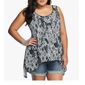 Torrid Babydoll Tank Top